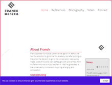 Tablet Screenshot of franckmeseka.com